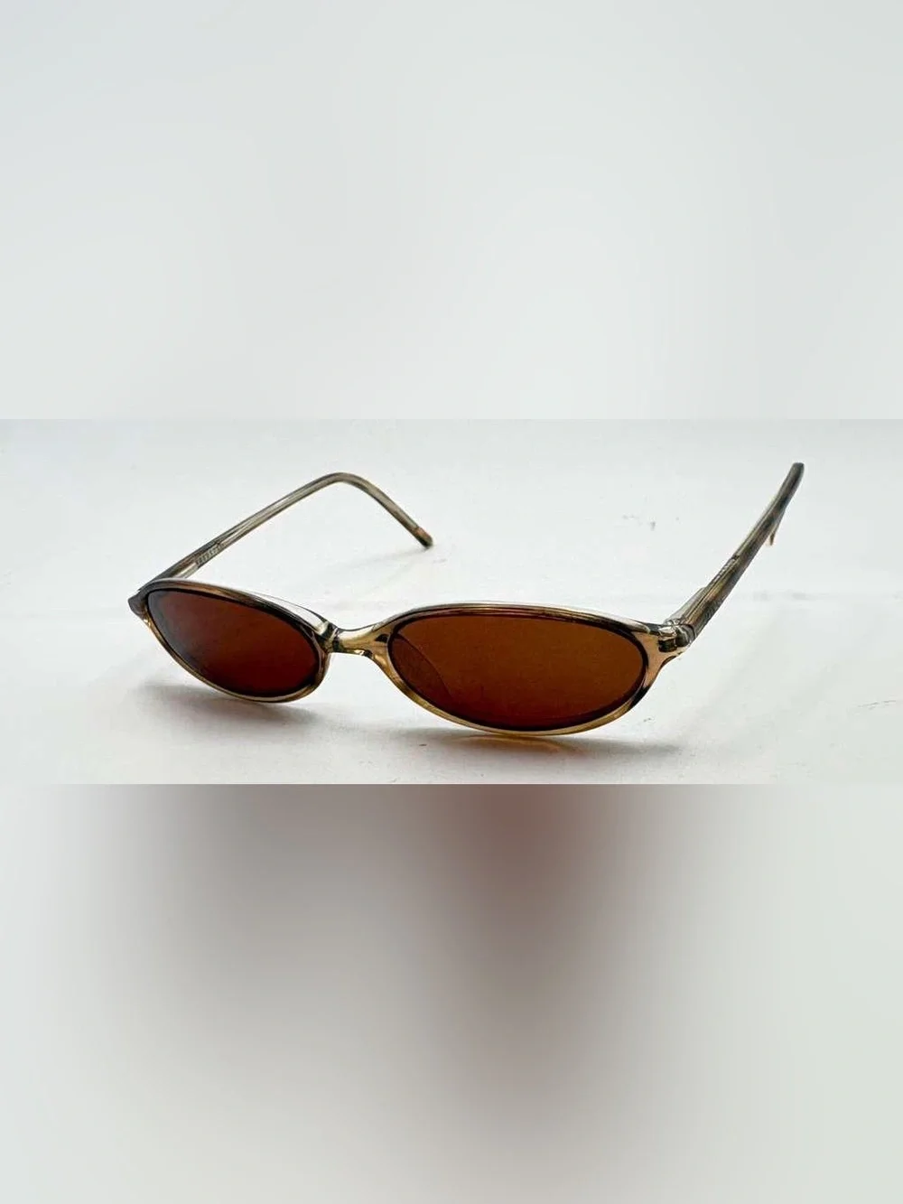 Guess GU1148 Brown Translucent Oval Sunglasses Frames Only